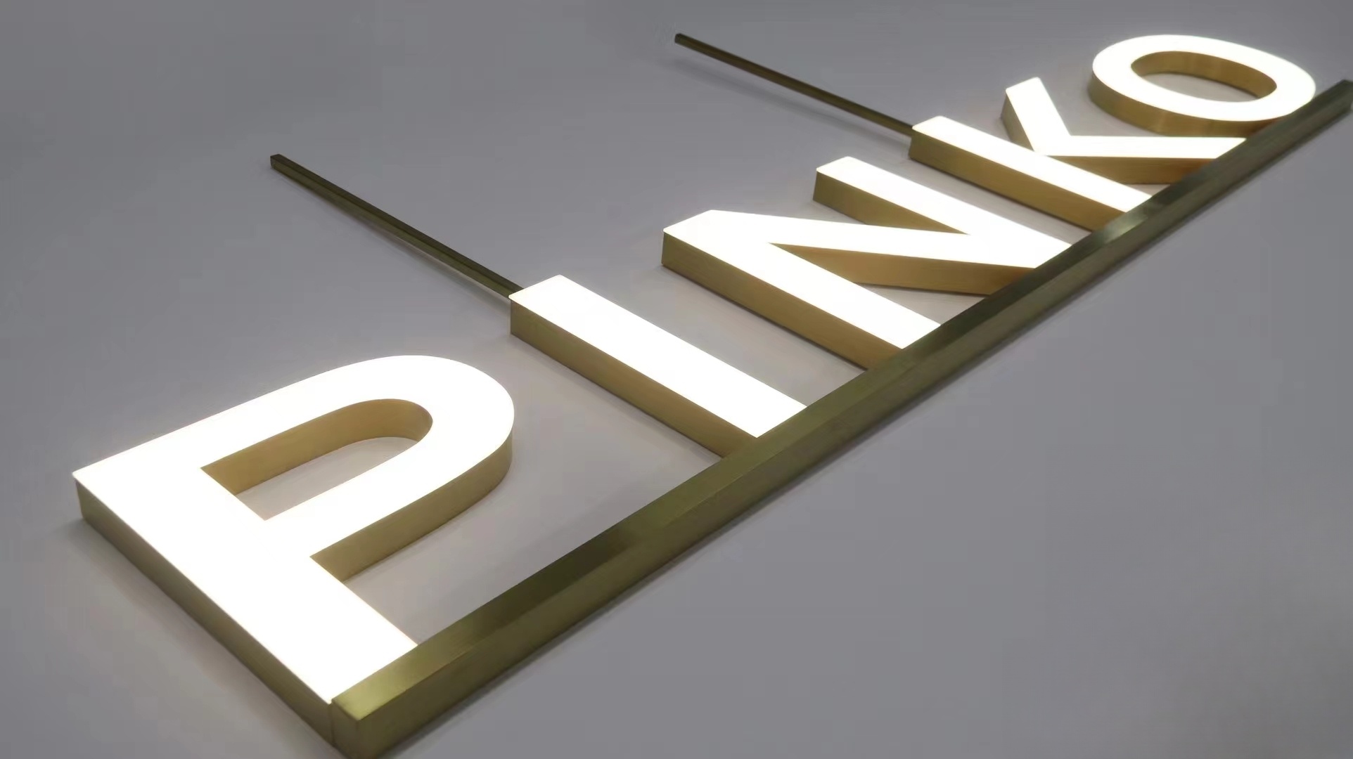 High-End Trimless Acrylic Front Lit 3D Letter Signs